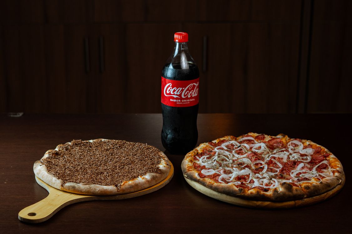Double XX-Large pizza with 20 pieces buffalo wings and 2 liter soda pickup special
